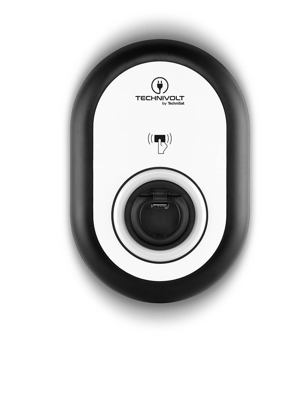 TECHNIVOLT 100:11 kW charging station with integrated charging socket according to IEC 62196-2 Type 2